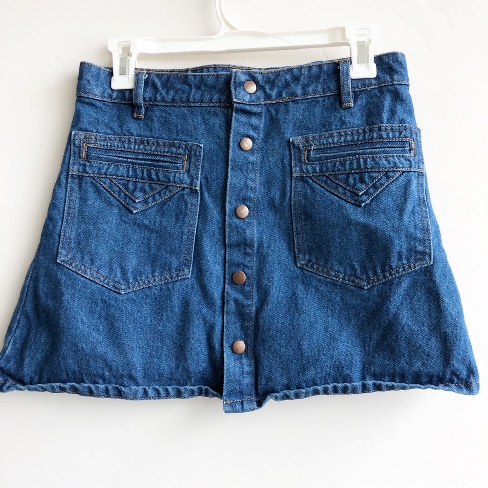 Objects Without Meaning For Uo Denim Button Skirt - image 1
